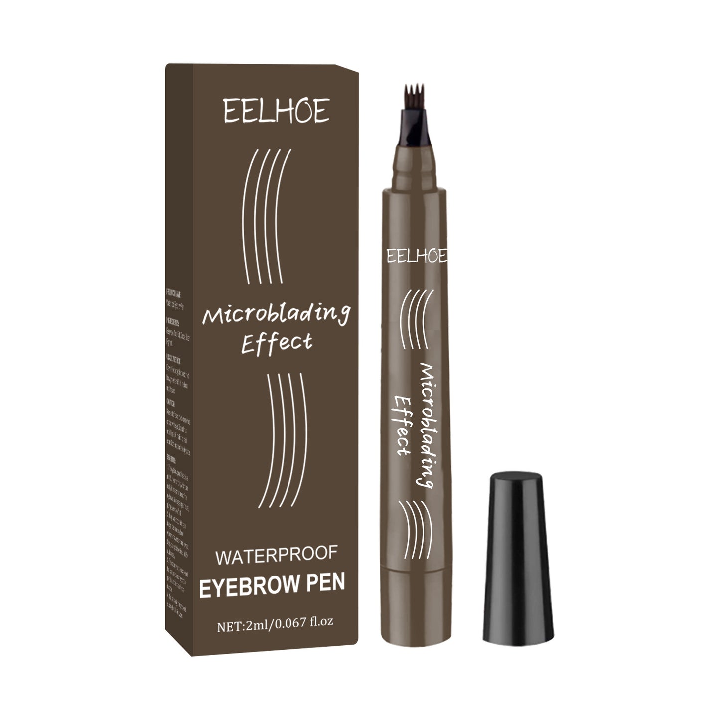 Four-fork Wild Water Eyebrow Pencil Modified Brow Style Waterproof And Sweat-proof