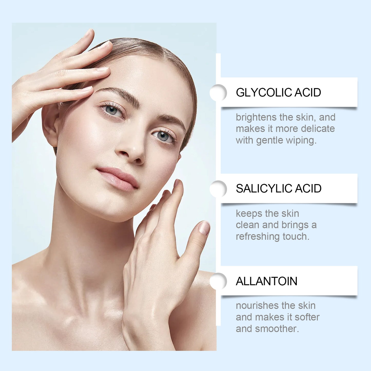 Glycolic Acid Cutin Cotton Cloth Mild