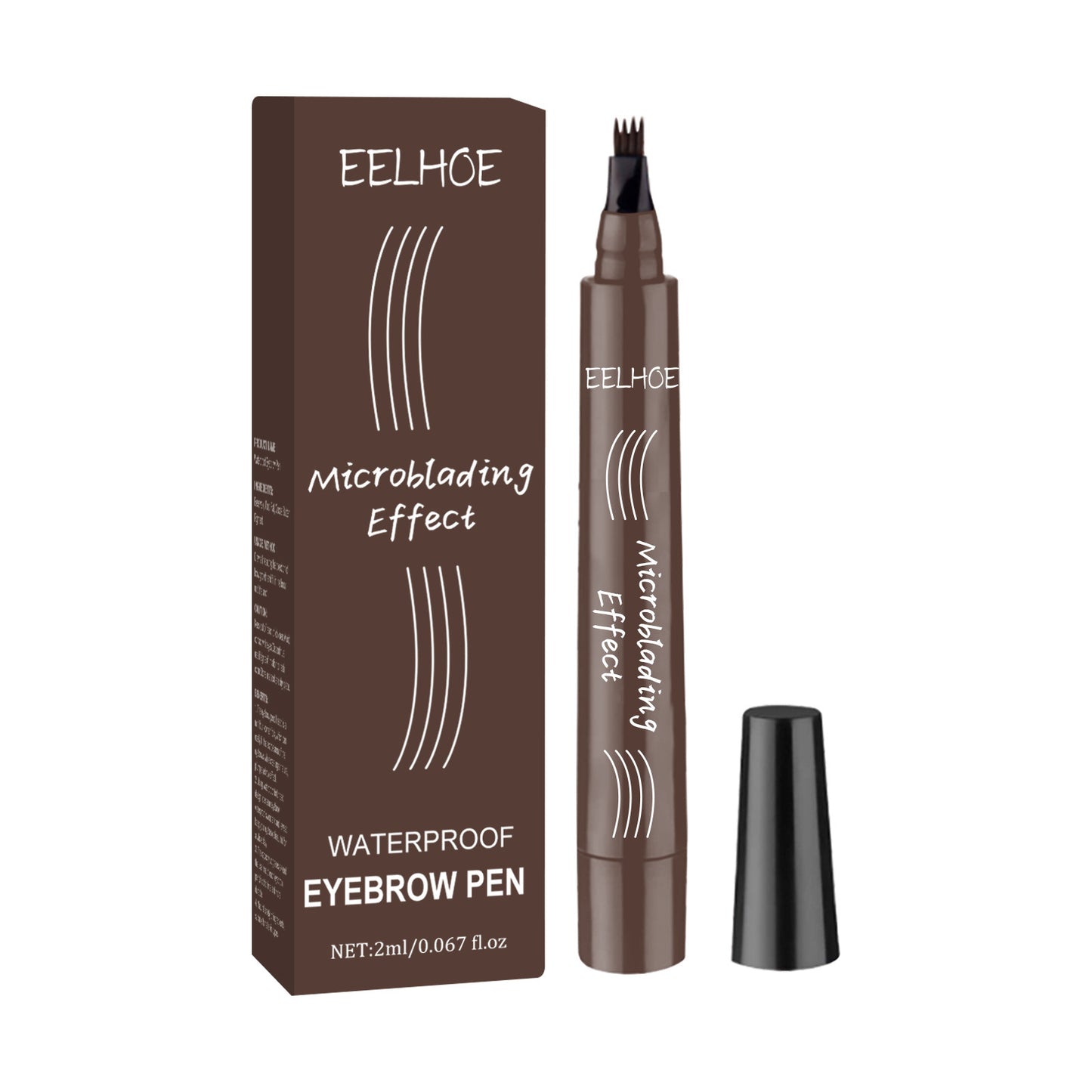 Four-fork Wild Water Eyebrow Pencil Modified Brow Style Waterproof And Sweat-proof